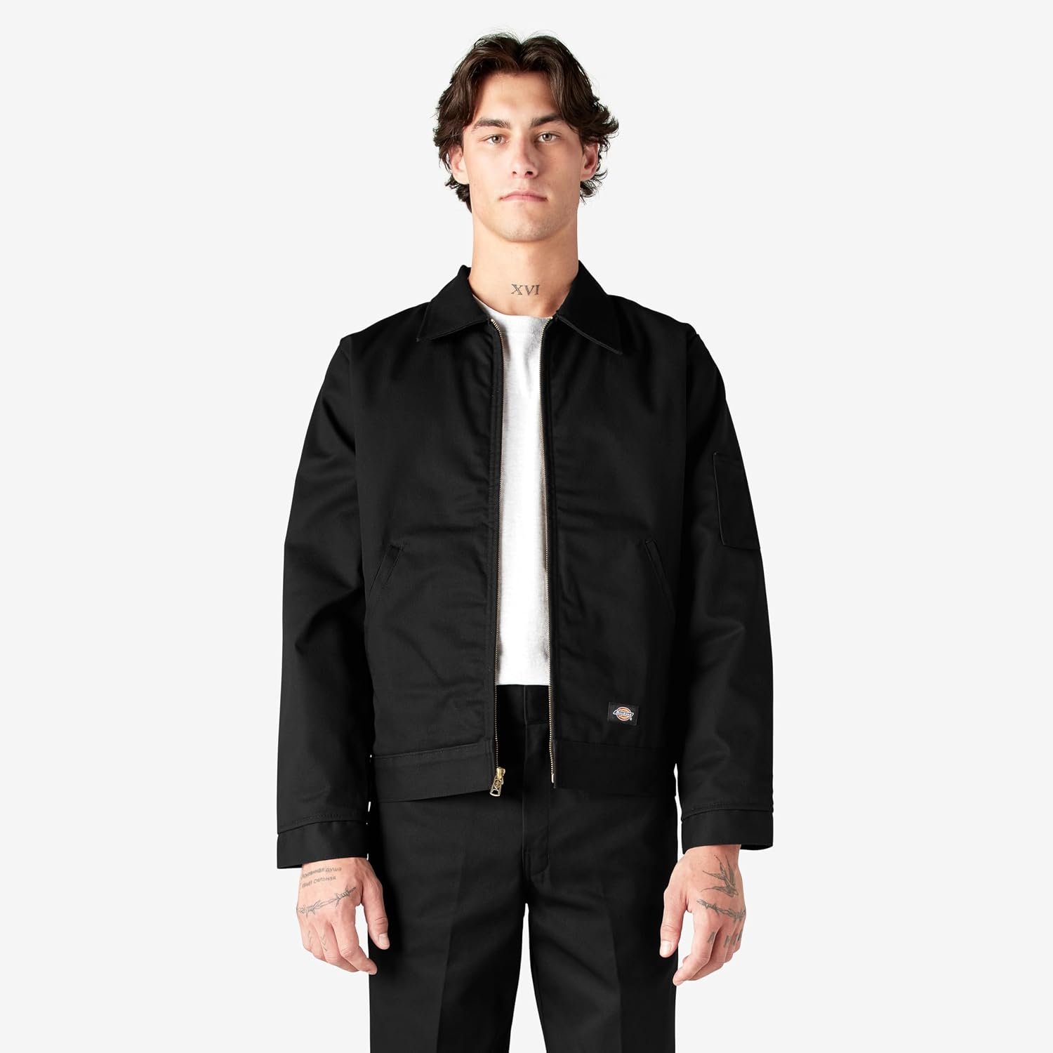 Dickies Men's Unlined Eisenhower Jacket Large Jet Black